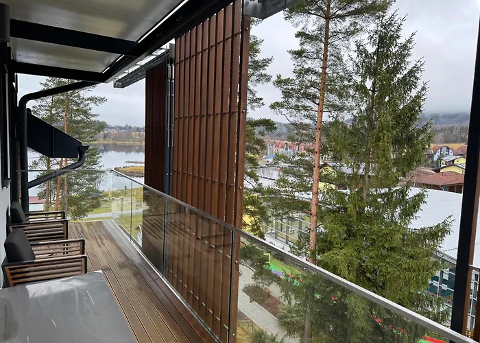 Molo Lipno Luxusni 4kk شقة *